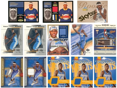 2003/04 Topps And Assorted Brands Carmelo Anthony Rookie Cards Collection (26)